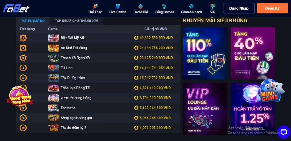 Trò chơi bài Vwin Chính Thức